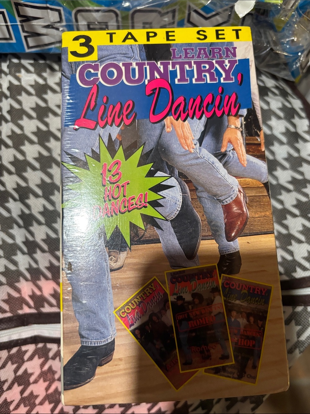 3VHS tape set Learn country line dancin 13 hot dances.